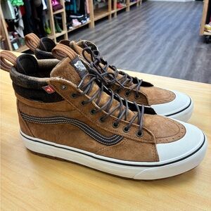 Vans Men's Brown High-Top Sneakers size 12